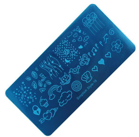 simplism Nail art stampping plates