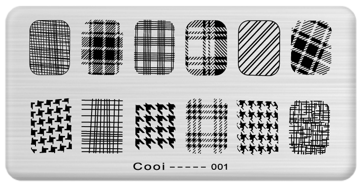 Cooi  Nail art stampping plates