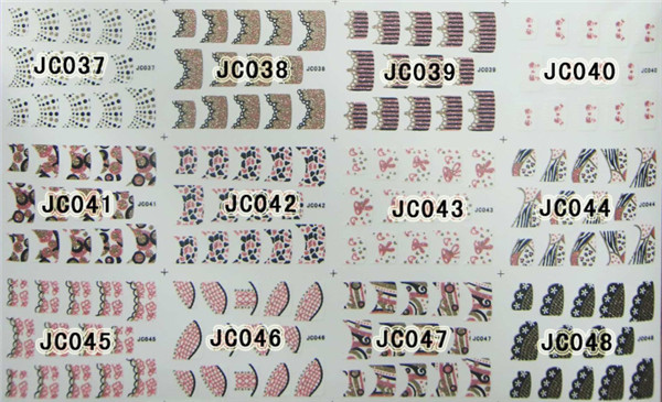 JC nail sticker