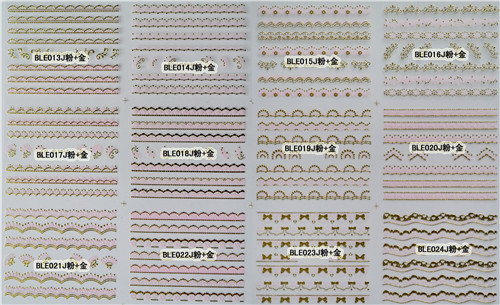 BLE013J-024J PINK AND GOLD