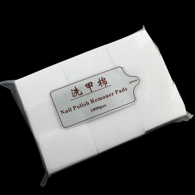 Cotton nail wipes