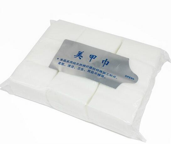 Cotton nail wipes