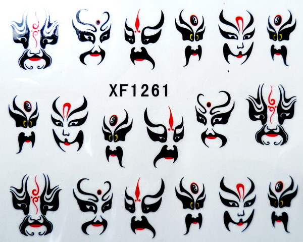 XF1061 XF water nail sticker