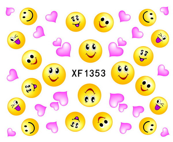 XF1353 XF water nail sticker