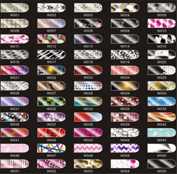 series 8 metallic nail sticker