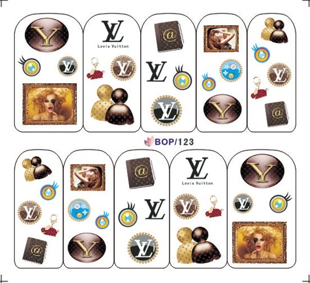 BOP123 nail sticker