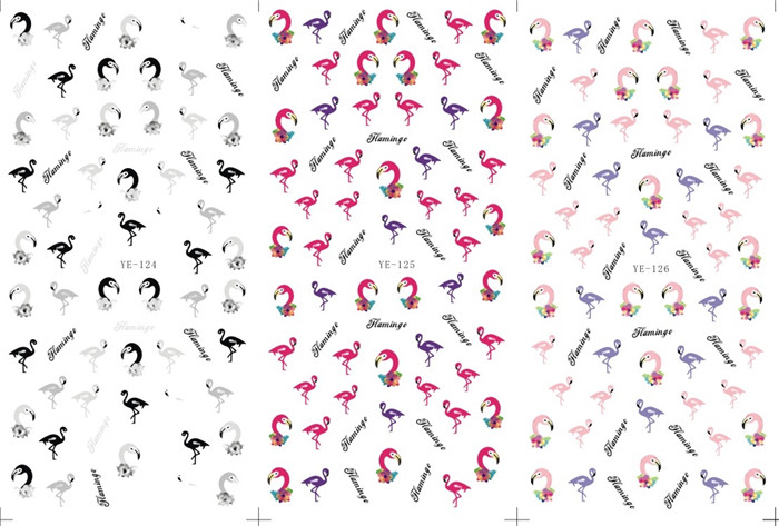 YE124-126 nail sticker 3 in 1