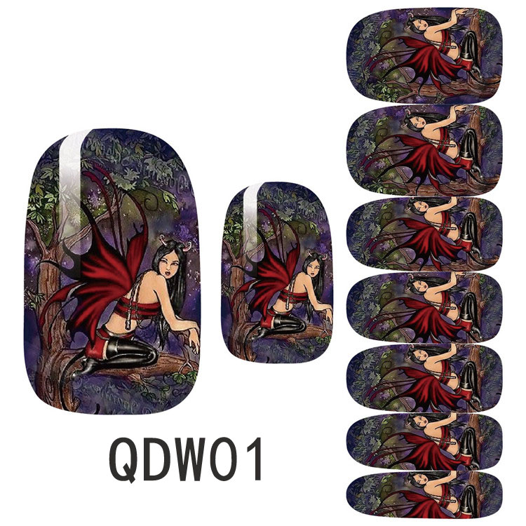 QDW001 nail sticker