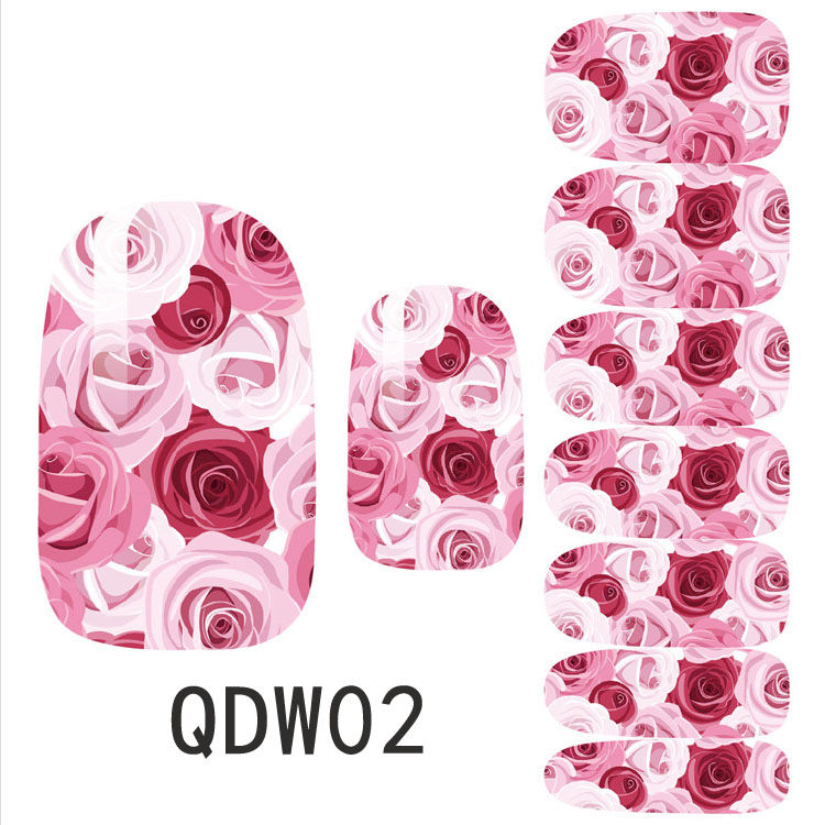 QDW002 nail sticker