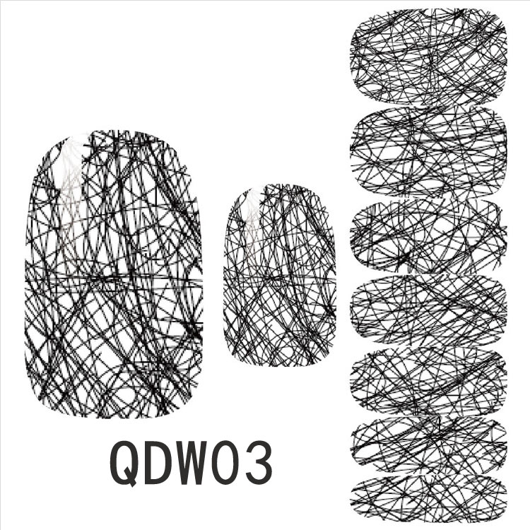 QDW003 nail sticker