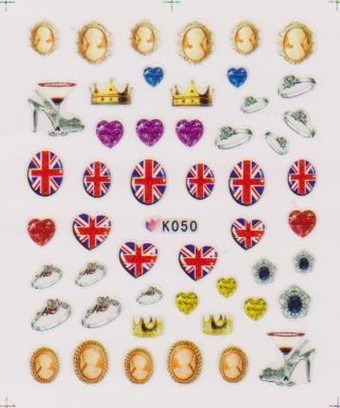 K49 nail sticker