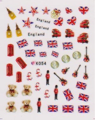 K54 nail sticker