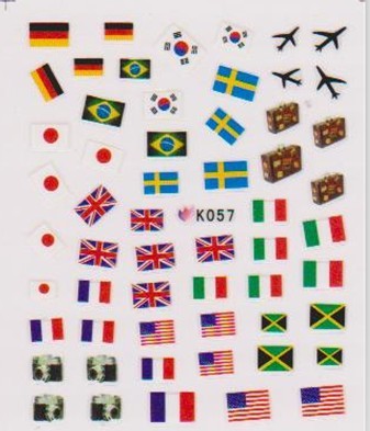 K57 nail sticker