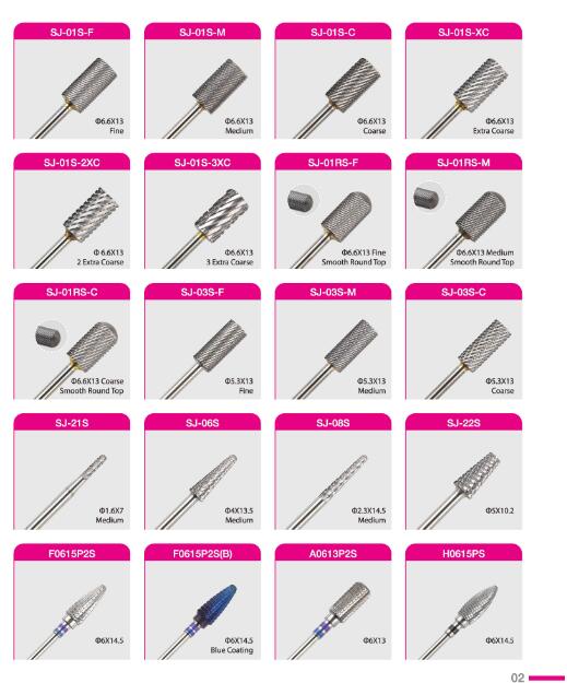 Nail drill bits