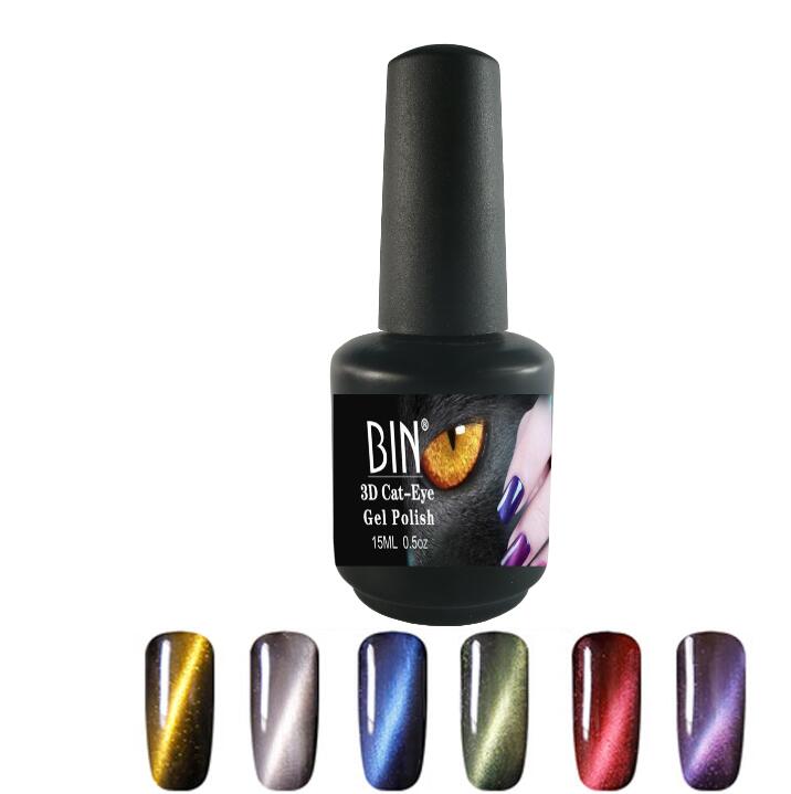 bin cat eye gel polish 15ml