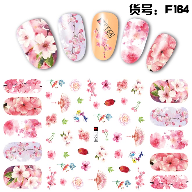 F series 3D nail sticker Middle size