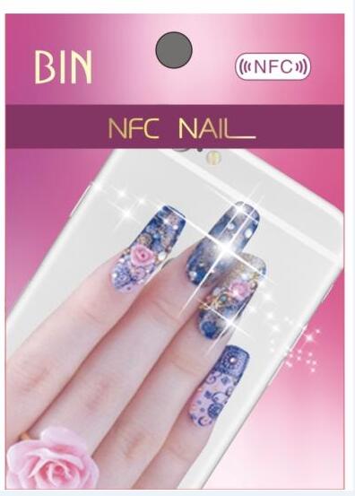 BY-ND-NFC NFC Nail Sticker