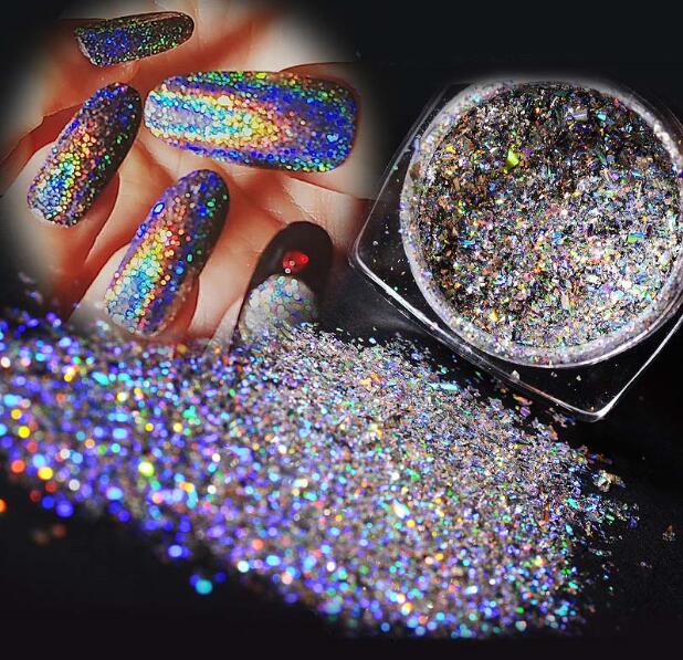 Holographic Nail Powder