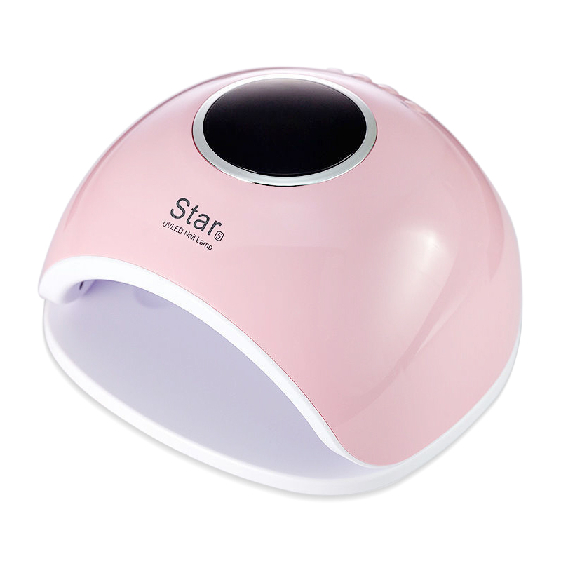 BIN Powerful Smart LCD Display Gel Nail Polish Dryer Nail Led Lamp 72W