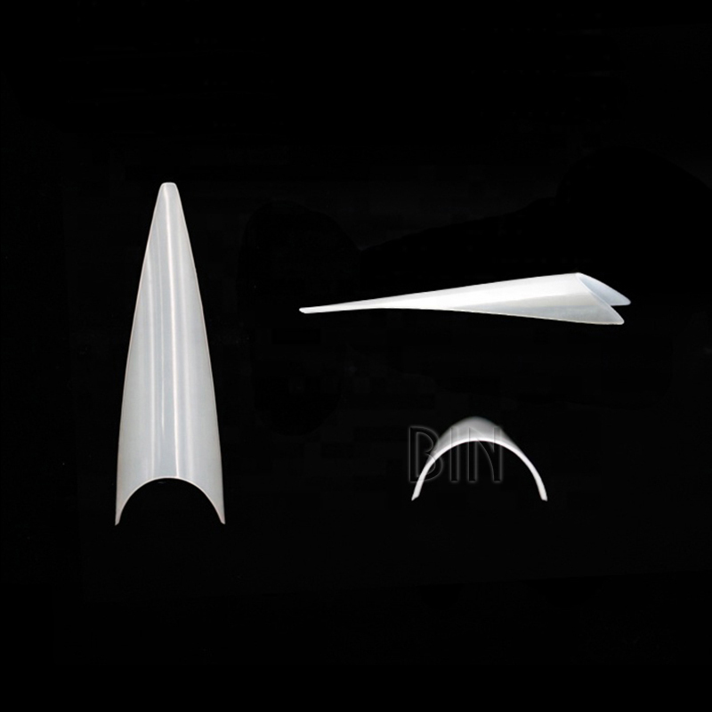 BY-NT-42 High Quality Long Stiletto Nail Tips Pointed Sharp Artificial Nails Tips