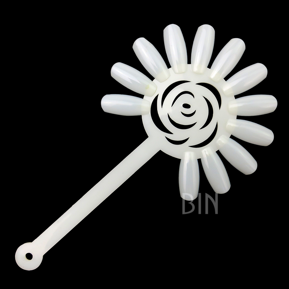 BY-NC-016 BIN Hot Seller Sunflower Shape Nail Art Color Chart Display