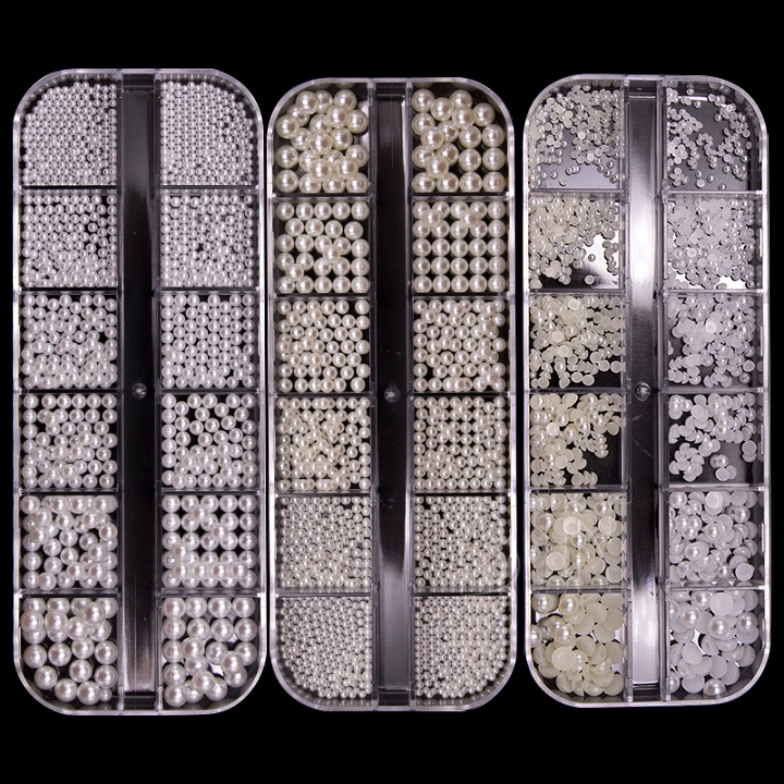 12 grid various designs nail art decoration set