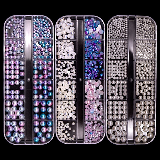 nail art nail decoration box 12 grid