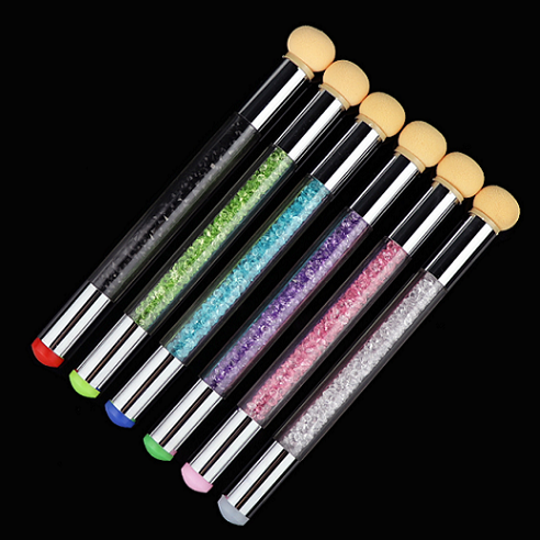 silicon blossom 2 head nail brush pen