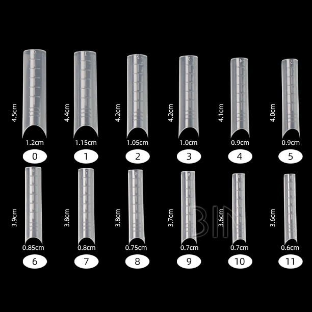 BY-NT-102 120pc/ case Nail Mould Tips