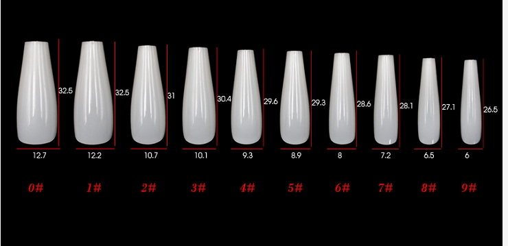 BY-NT-97 Seamless nail tips