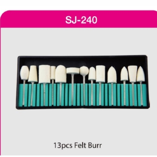 BY-SJ-240 High quality woolen Nail brush Bits sets