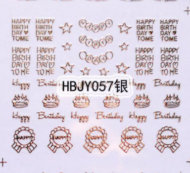 HBJY001-216 NAIL sticker