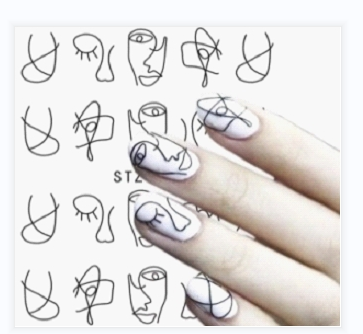 STZ series Nail Sticker