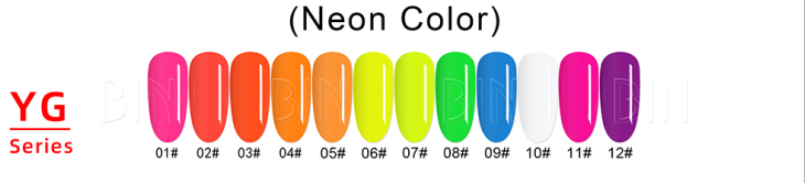 YG series Neon color  acrylic powder