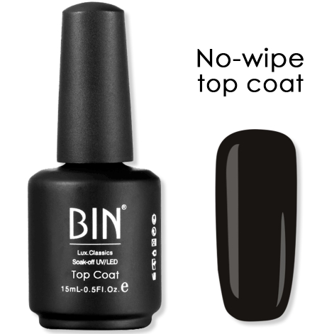 15ml BIN none-wipe top coat